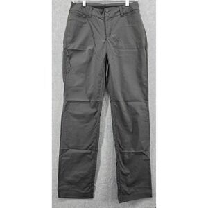 ExOfficio Womens Sz 4 Hiking Pants Gray Tech Lightweight Outdoor Travel Gorpcore